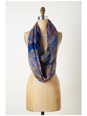 Anthro “Crochet Paisley Scarf” by Raj